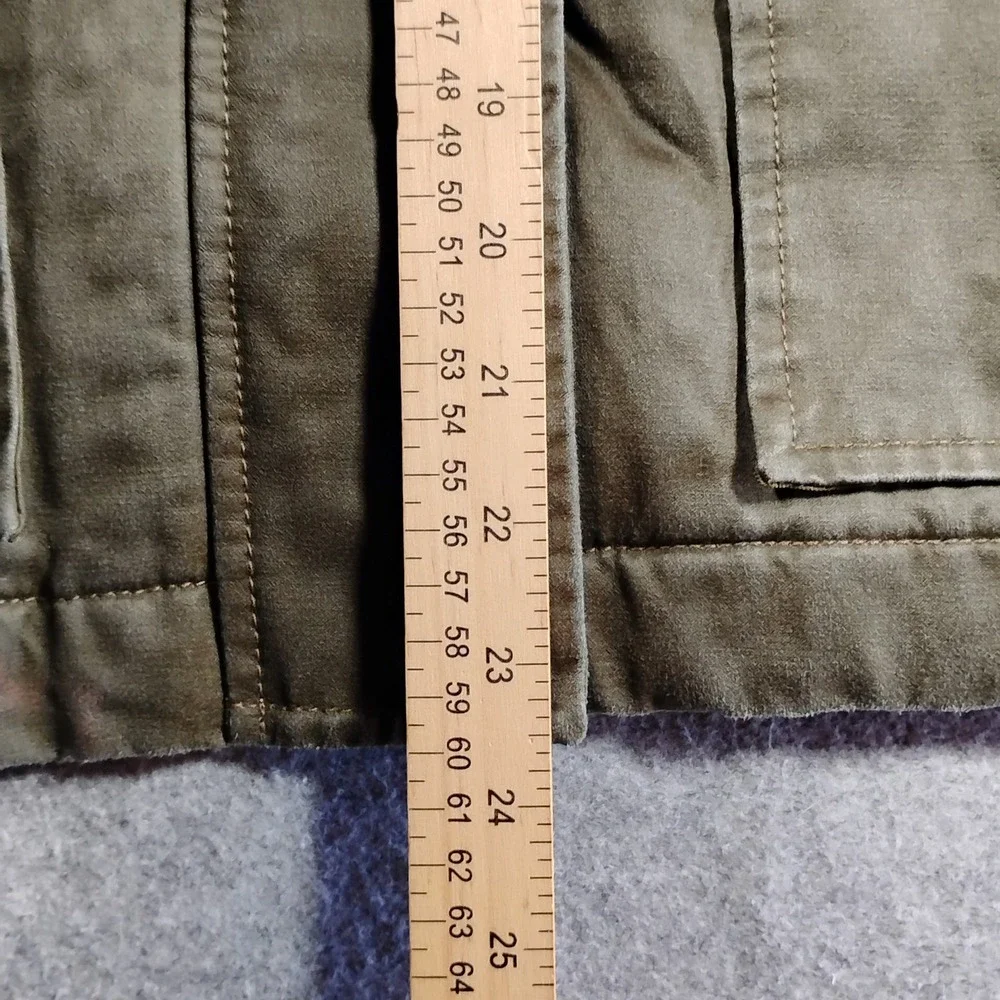 Abercrombie & Fitch Mens XL Olive Green‎ Corduroy Collar Barn Jacket 144-414